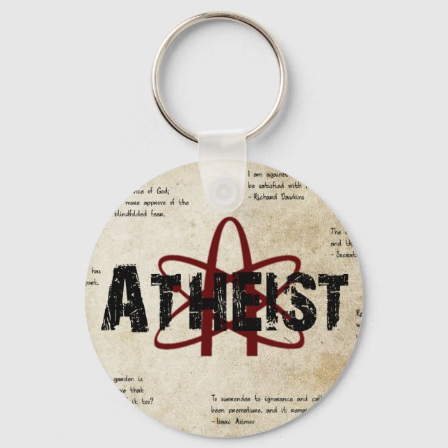 Atheist Key Ring (Front)