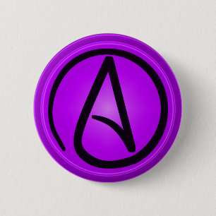 Atheist logo button