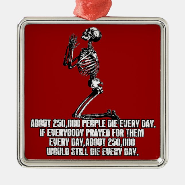 Atheist Metal Tree Decoration (Front)