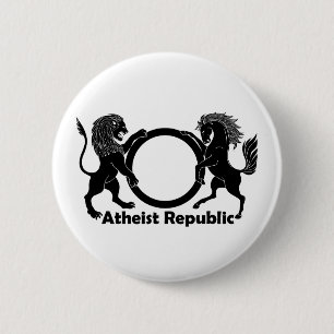 Atheist Republic 6 Cm Round Badge