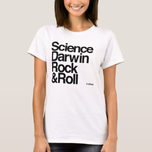 Atheist - Science darwin rock and roll T-Shirt