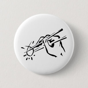 Atheist  Sushi! (ichthys) 6 Cm Round Badge
