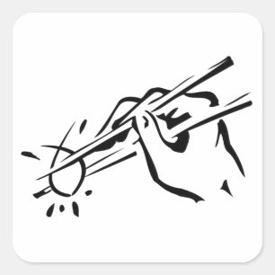 Atheist  Sushi! (ichthys) Square Sticker