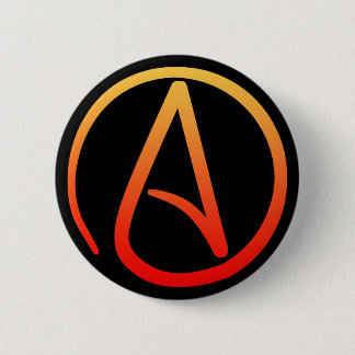 Atheist Symbol Button