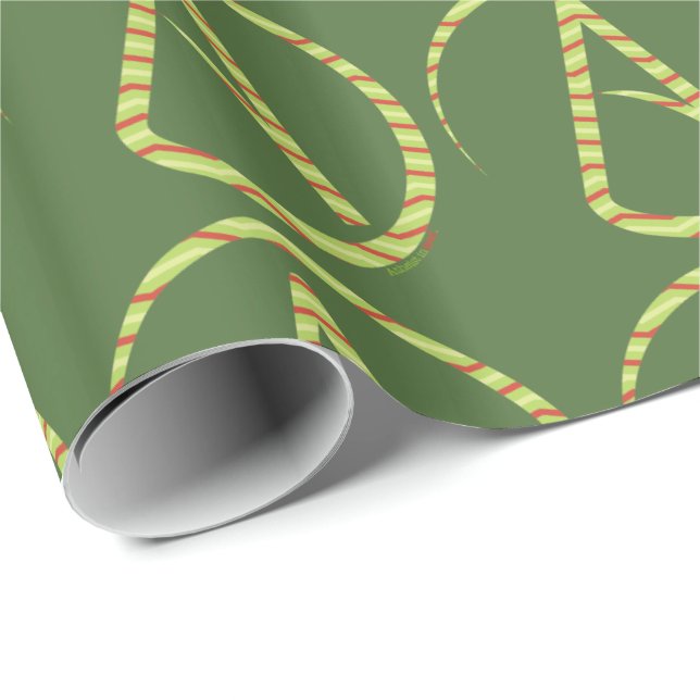 Atheist Symbol Holiday Gift Wrap (Roll Corner)