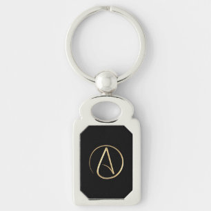 Atheist Symbol Key Ring