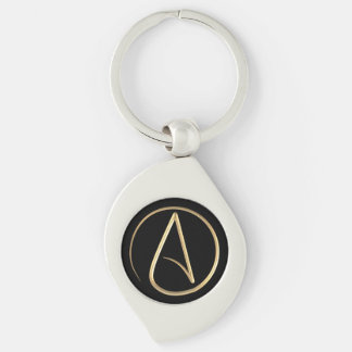 Atheist Symbol Key Ring