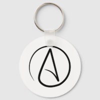 Atheist symbol Keychain