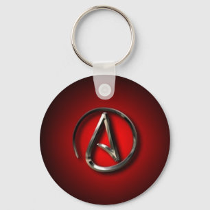 Atheist Symbol Keychain
