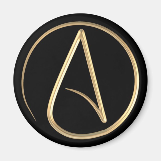 Atheist Symbol Magnet (Front)