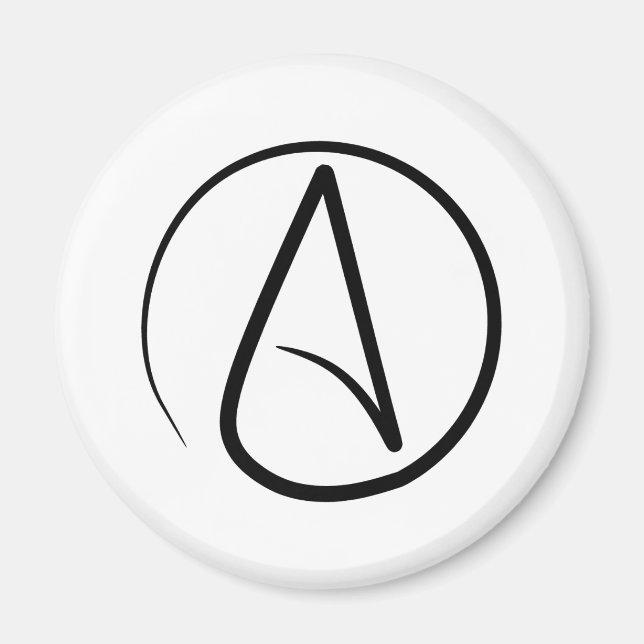 Atheist Symbol Magnet (Front)