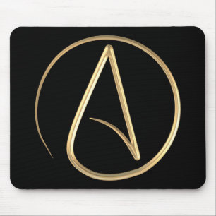Atheist Symbol Mouse Pad