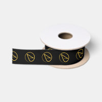Atheist symbol: yellow on black