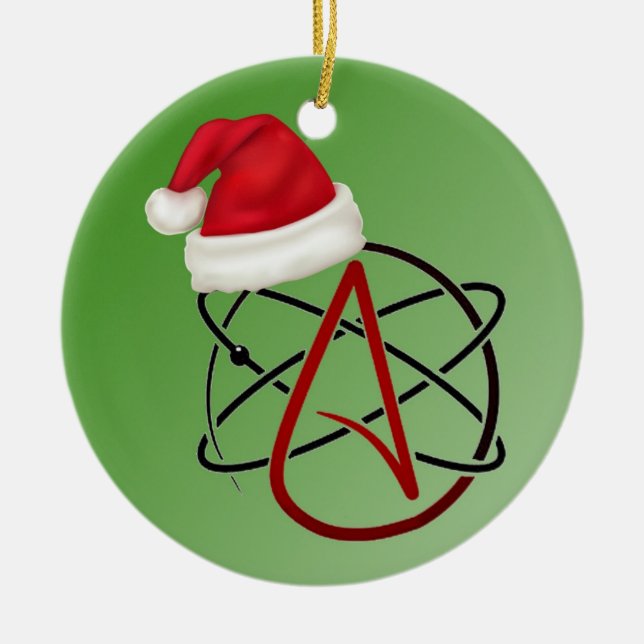 atheist tree ornament (Front)