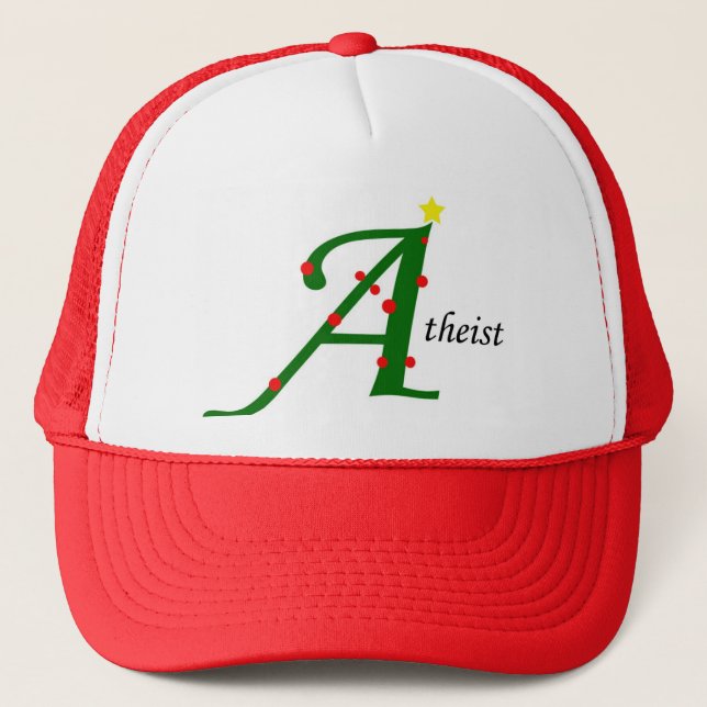 Atheist Xmas Trucker Hat (Front)
