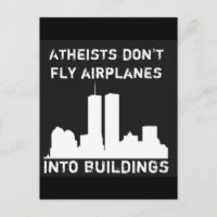 Atheists don't fly aeroplanes into buildings