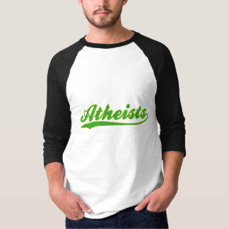 Atheists Faux Baseball Jersey T-Shirt