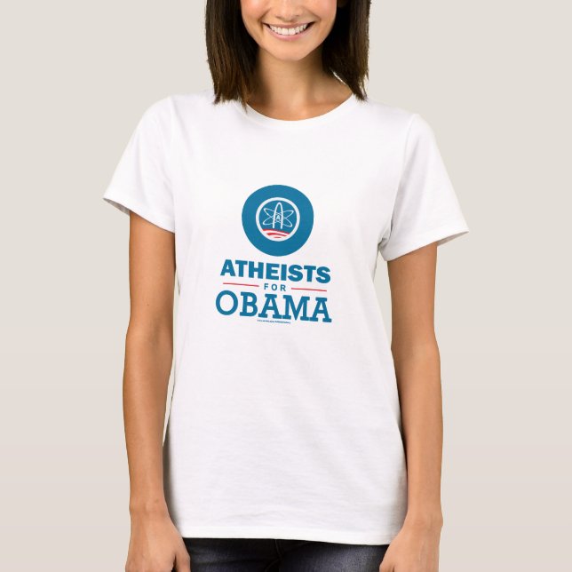 Atheists for Obama T-Shirt (Front)