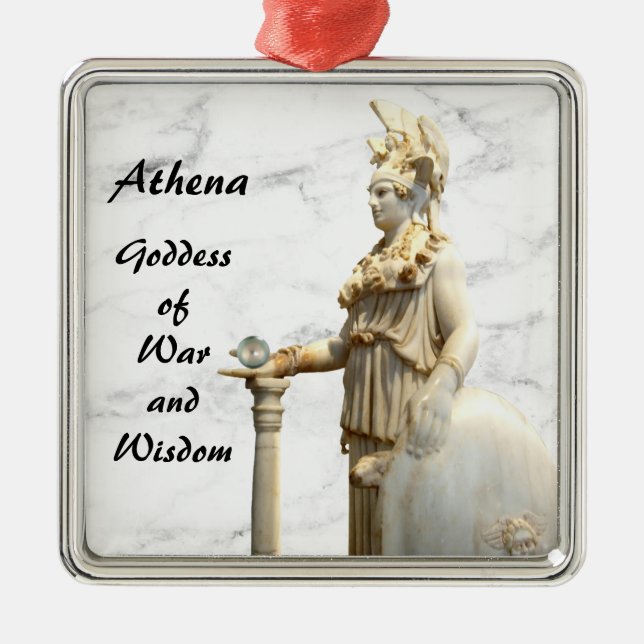 Athena 2 metal tree decoration (Front)