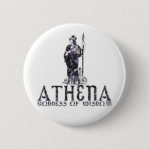 Athena 6 Cm Round Badge