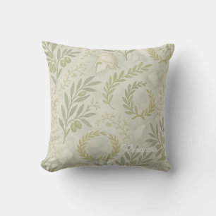 Athena Botanical Activewear Olive Laurel Greek Cushion