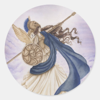 Athena Classic Round Sticker