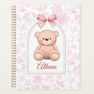 Athena Custom Pink Teddy Bear Nursery Design Planner