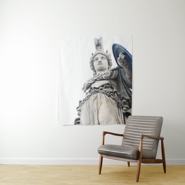 Athena Goddess of Wisdom #4 #wall #art  Tapestry (In Situ)