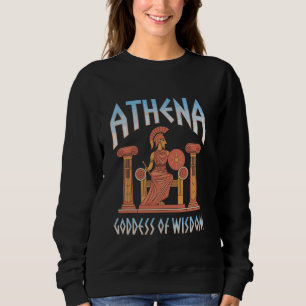 Athena Goddess of Wisdom Olympians Ancient Greek M Sweatshirt