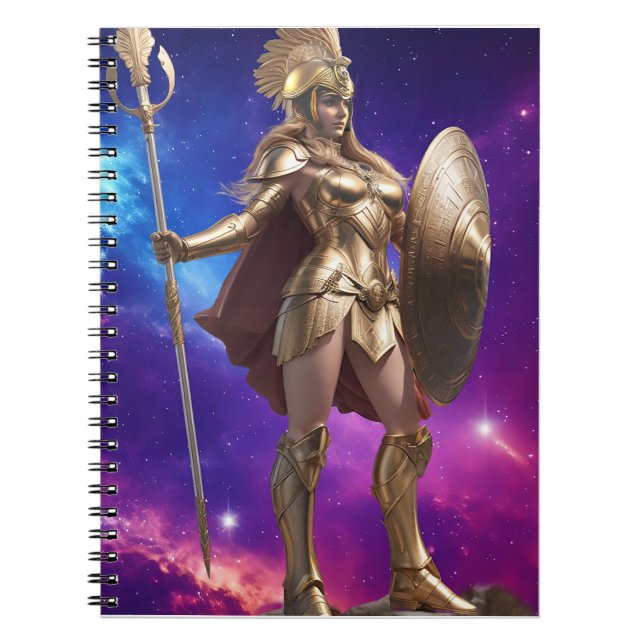 Athena Mythology Series Notebook (Front)