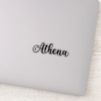 Athena Name - Handwritten Calligraphy