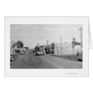 Athena, Oregon Main Street View Photograph