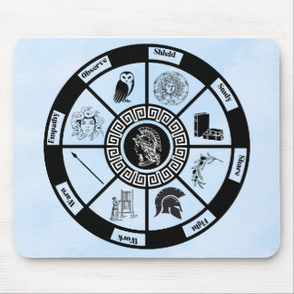 Athena Pendulum Board Mouse Pad