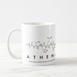 Athena peptide name mug