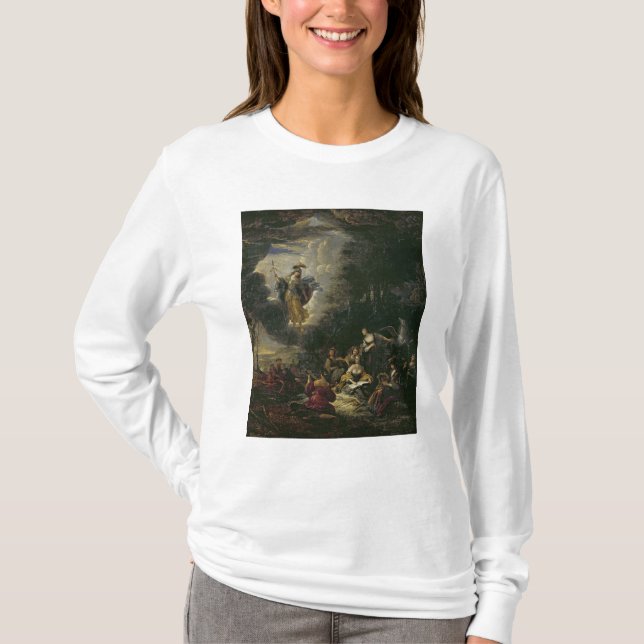 Athena visiting the Muses T-Shirt (Front)
