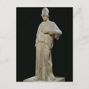 Athena with a cist, Roman copy of a 4th century Postcard