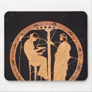 Athenian red-figure kylix depicting Aegeus Mouse Pad