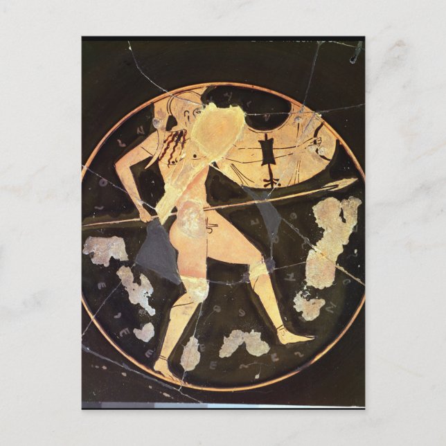 Athenian red-figure kylix postcard (Front)