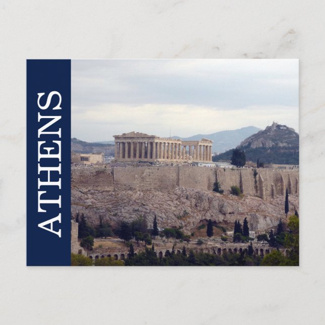 athens acropolis postcard (Front)