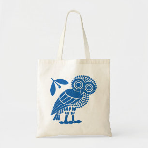 Athens city municipality flag symbol emblem owl bi tote bag