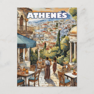 Athens, cradle of Greek mythology Postcard