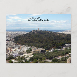 athens filopappos postcard