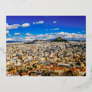ATHENS FOIL HOLIDAY POSTCARD