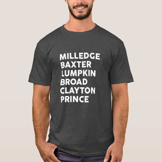 Athens, GA Street Names T-Shirt UGA Student Gift (Front)