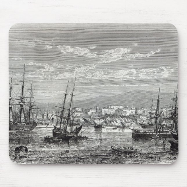 Athens: general view of the Piraeus, Mouse Pad (Front)