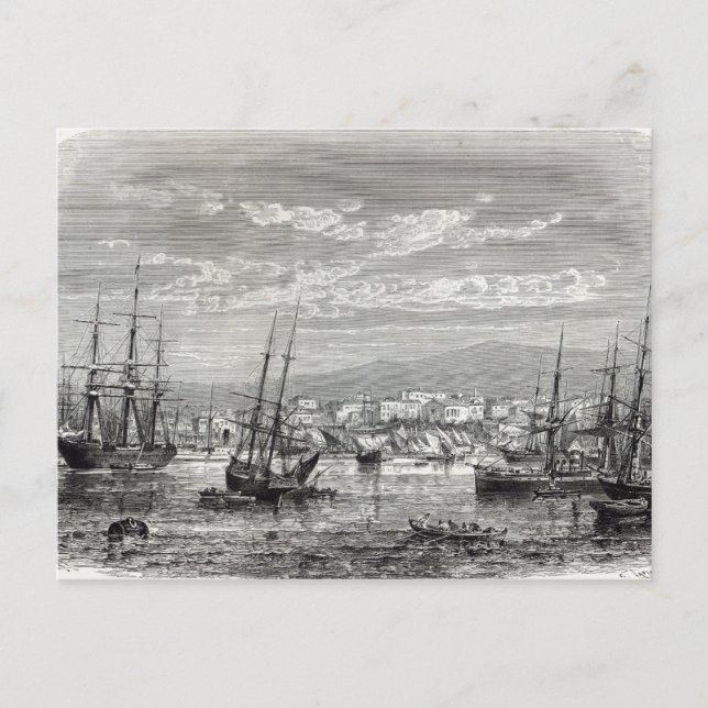 Athens: general view of the Piraeus, Postcard (Front)