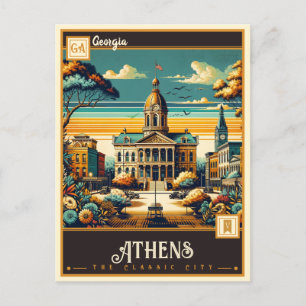 Athens, Georgia Vintage Postcard