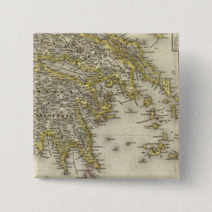 Athens, Greece 15 Cm Square Badge