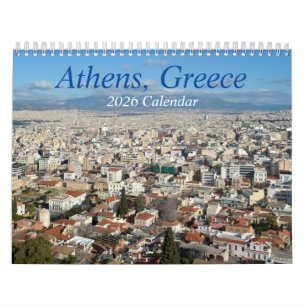 Athens Greece 2026 Calendar