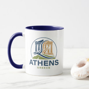 Athens Greece Acropolis Parthenon Mug